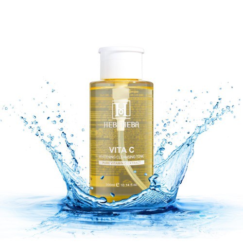 Nước tẩy trang HEBEHEBA VITA C WHITENING CLEANSING TONIC 300ml