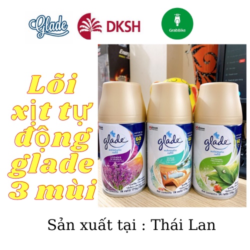 [ LÕI ] - Chai Xịt Phòng Thay Thế Vào Máy Xịt Phòng Tự Động Glade - 269ml/175g