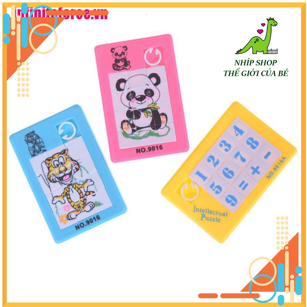 Đồ chơi xếp hình cổ điển 9 - 12 - 16 chi tiết bằng nhựa - Nhíp Shop