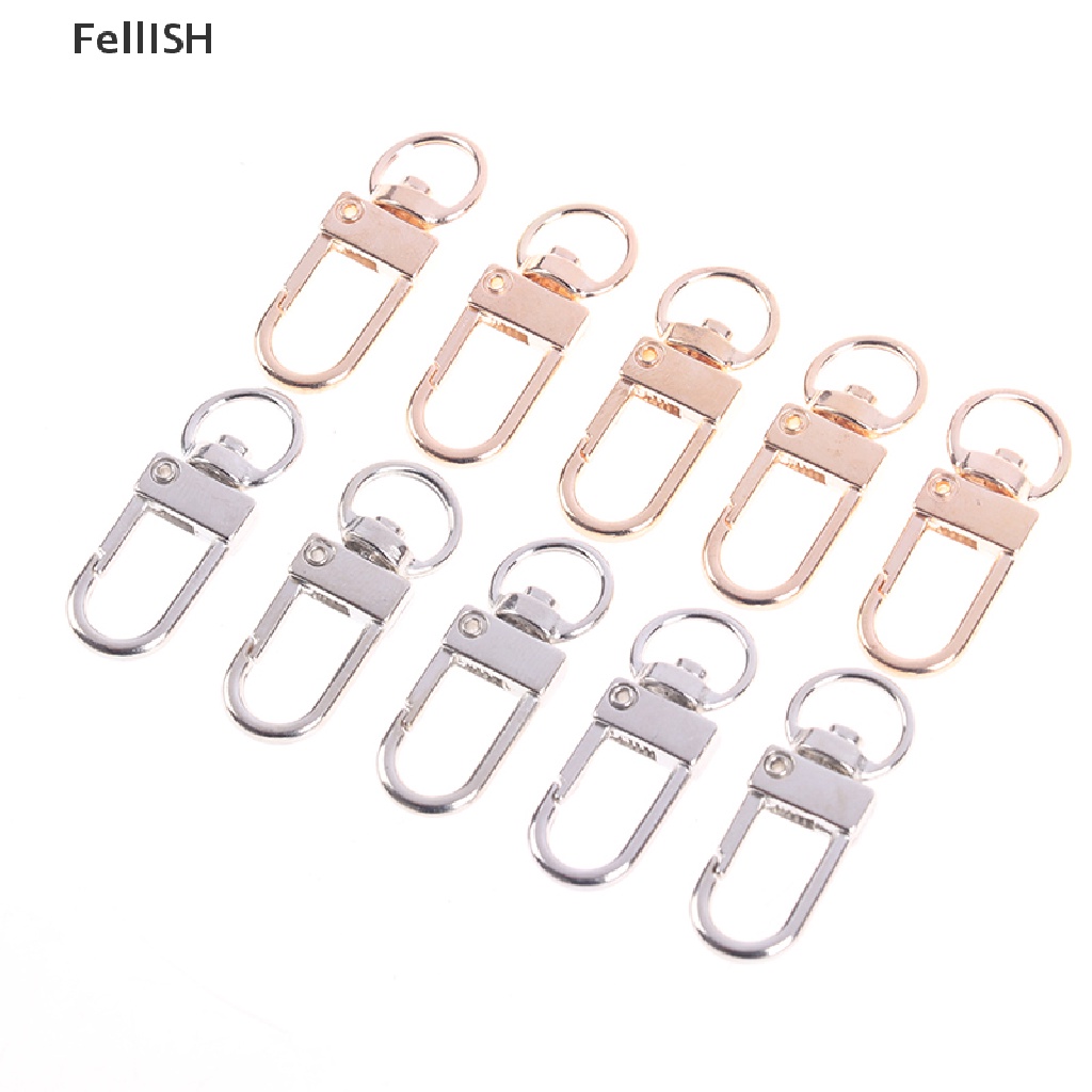 [Felli] 10pcs 13*34mm Lobster Clasp Hooks For Necklace&amp;Bracelet Chain DIY Jewelry Making 439br