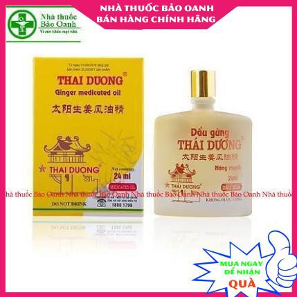 Dầu Gừng Thái Dương Chai 24ml