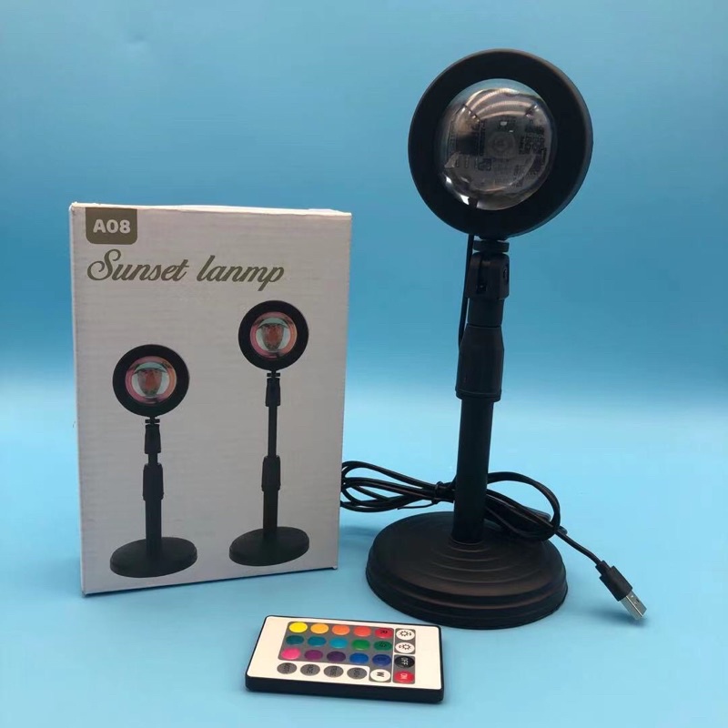 Đèn chụp hình, quay Tik Tok 16 màu RGB xoay 360 độ kèm điều khiển