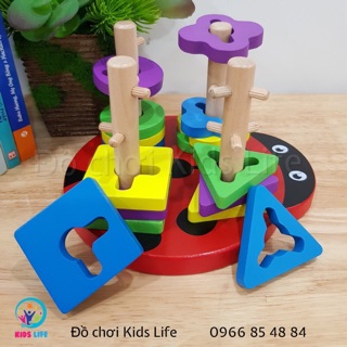 Đồ Chơi Xiên Cọc - Xiên Cọc Zíc Zắc Hình Cánh Cam - Đồ Chơi Giáo Dục