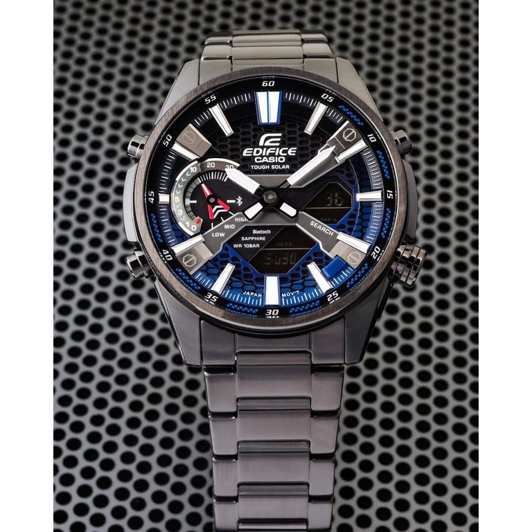 Đồng Hồ Nam Casio Dây Kim Loại Chính Hãng EDIFICE ECB-S100DC-2A