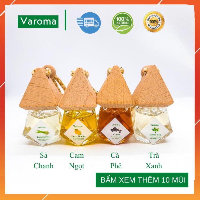 Tinh dầu treo xe Varoma treo ô tô treo phòng đuổi muỗi nguyên chất 100% có kiểm định COA chất lượng thiên nhiên organic