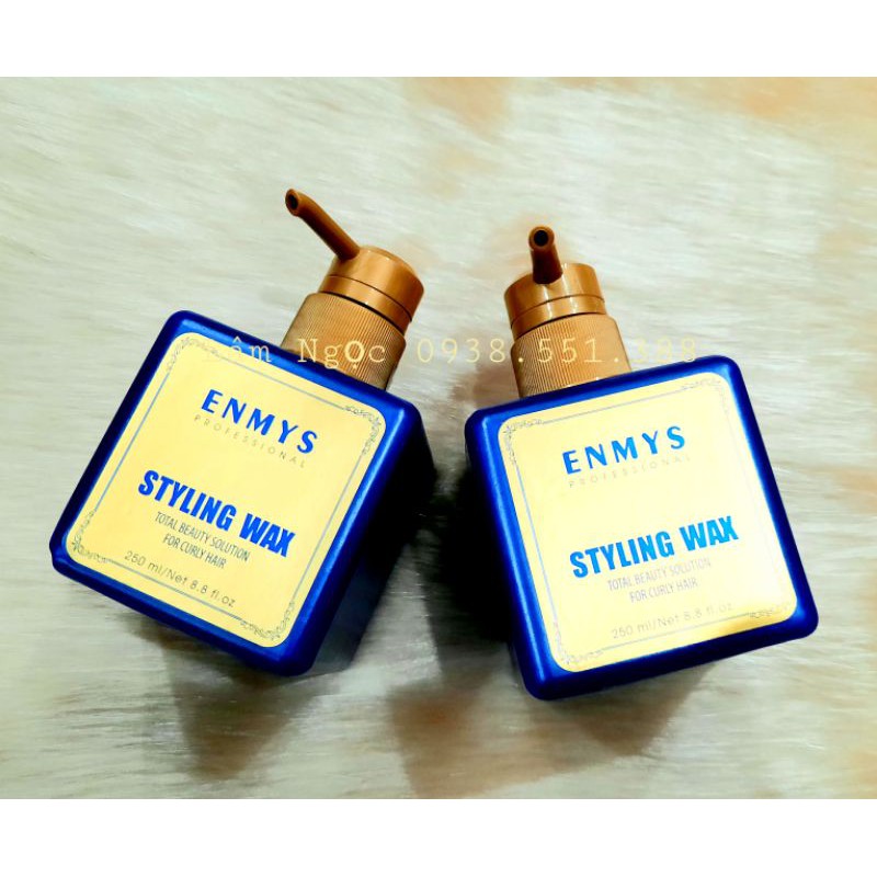 Wax tạo kiểu, giữ nếp tóc uốn, Siêu Xịn ENMYS 250ml  tạo kiểu tóc , định hình kiểu tóc, mùi thơm dịu nhẹ