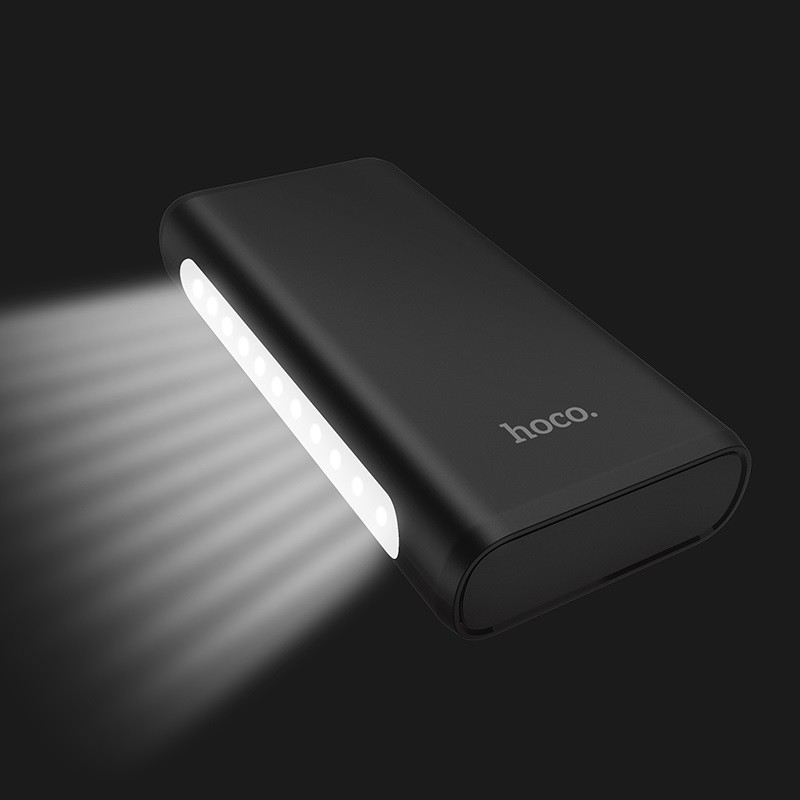 [Mã ELTECHZONE giảm 5% đơn 500K] Pin sạc dự phòng Hoco J60 30000mah 4 cổng USB 2.0A có đèn led