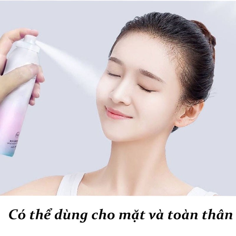 Xịt Chống Nắng Trắng Da 150ml bật tông sau sử dụng