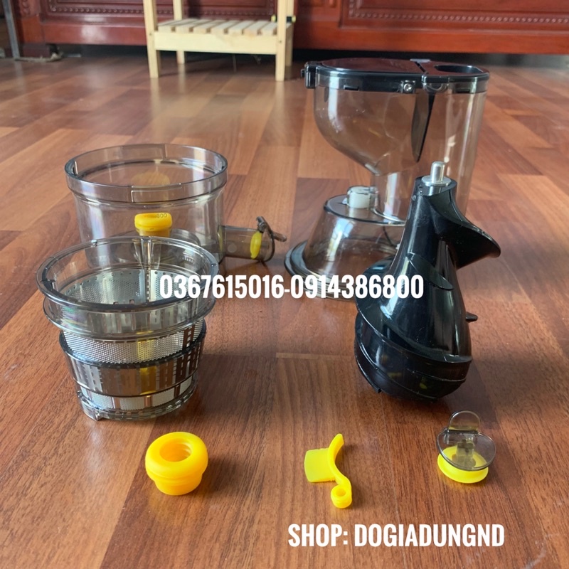 Phụ kiện máy ép chậm Hongxin RH312, RH313,phễu nạp thực phẩm, lưới lọc