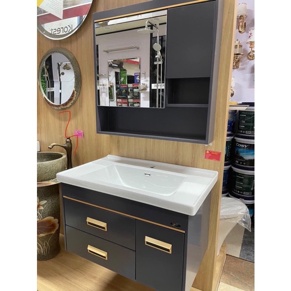 Tủ chậu lavabo giá xưởng Mã 8020 cỡ 80*48*48