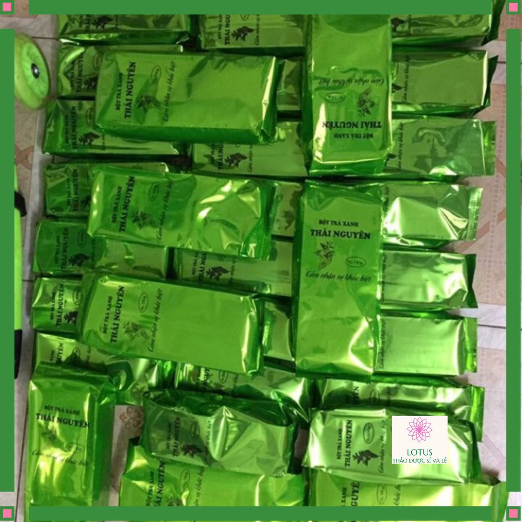Bột trà xanh thái nguyên bột mịn xanh 1 kg =2 túi 500g
