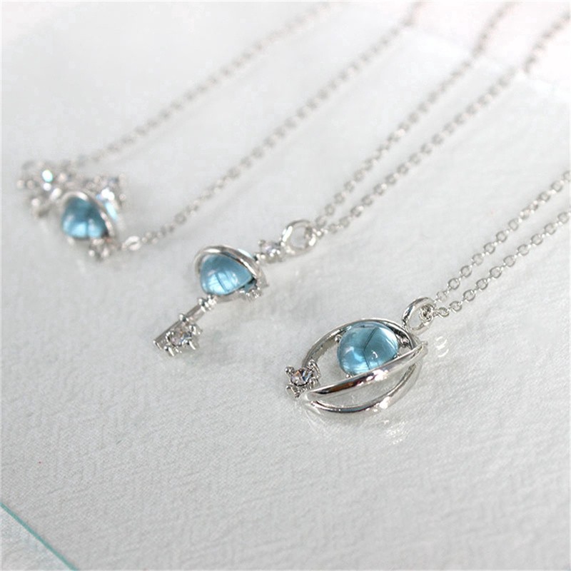 Vòng cổ mặt ngôi sao và chìa khóa phong cách Hàn Quốc dành cho nữ