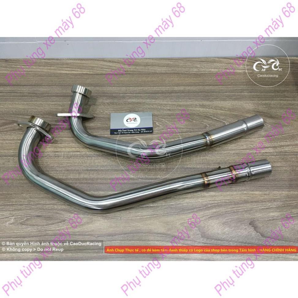 cổ pô inox 304 ex135 EX150 4 số và 5 số ex2010 2011 2012 các đời exciter 135