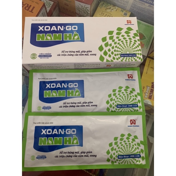 Viên ngậm viêm mũi, viêm xoang XOAN-GO Nam Hà