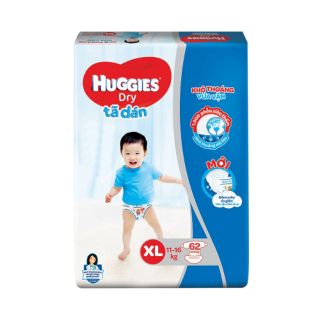 Tã dán Huggies size M76/L68/XL62/XXL56