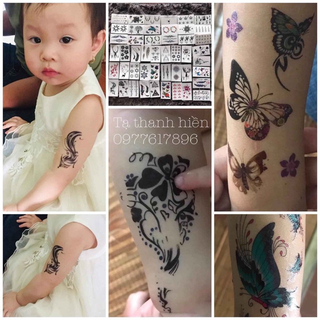 Tato mini 1 tấm nhiều hình