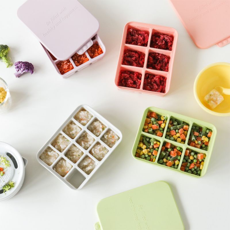 KHAY TRỮ ĐÔNG ĐỒ ĂN DẶM 100% SILICON CAO CẤP BONBON DAILYLIKE HÀN QUỐC