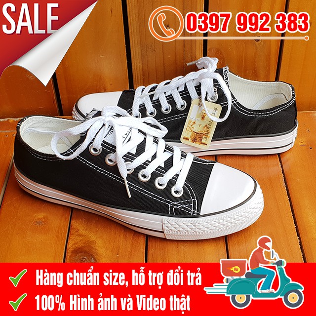 [MIỄN PHÍ SHIP] Giày Thể Thao CV Clasic Đen Trắng Nam Nữ | BigBuy360 - bigbuy360.vn