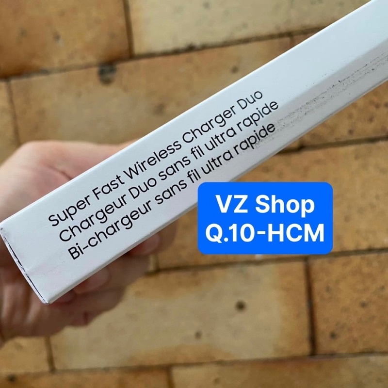 Chính hãng-Không kèm củ và cáp-Đế sạc đôi không dây 15w Super Fast Wireless Charger Duo P5400 Samsung bh 6 tháng