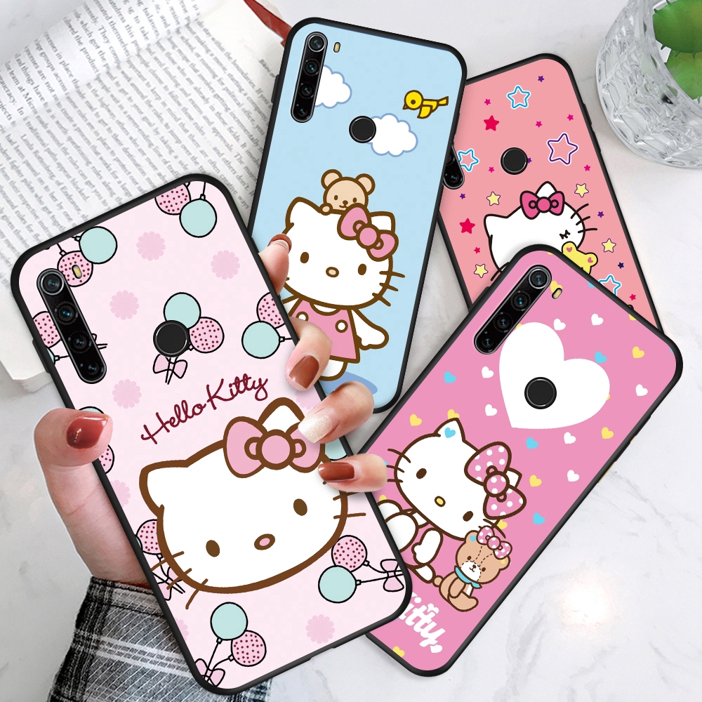 Xiaomi Redmi Note 5 7 6 3 4 4X 5A Pro Prime xioami redme not For Soft Case Silicone Casing TPU Cute Cartoon Hello Kitty KT Cat Sugar Girl Lovely Phone Full Cover simple Macaron matte