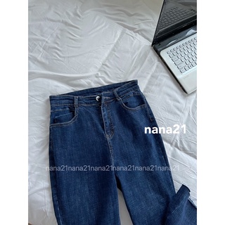 Quần jeans ống loe co dãn