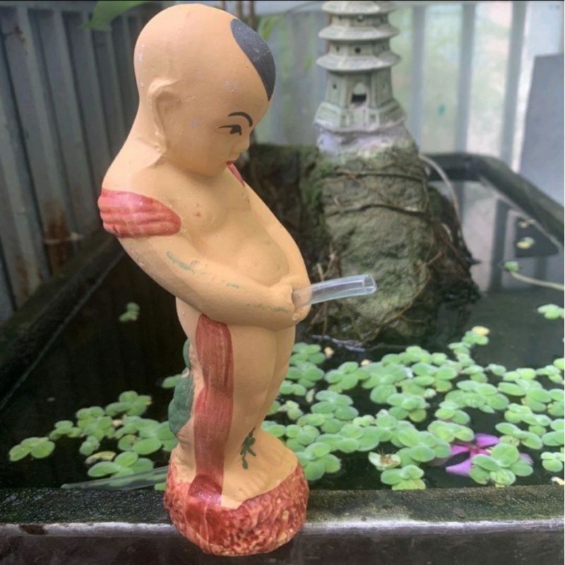 Cậu Bé Tè cao 16cm  Trang Trí Hòn Non Bộ; Tháp Nước