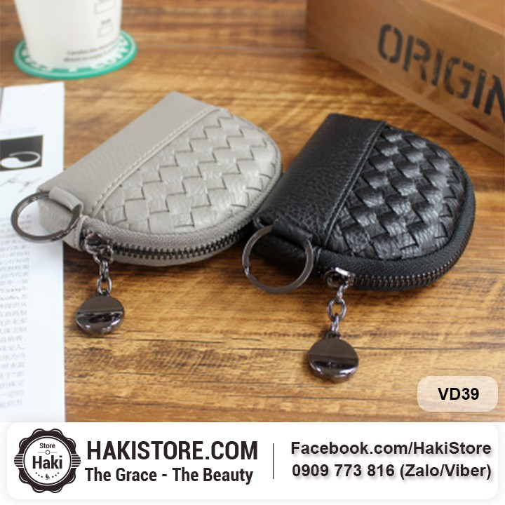 🍀 Ví tiền mini phối sọc viền dễ thương - VD39 | BigBuy360 - bigbuy360.vn