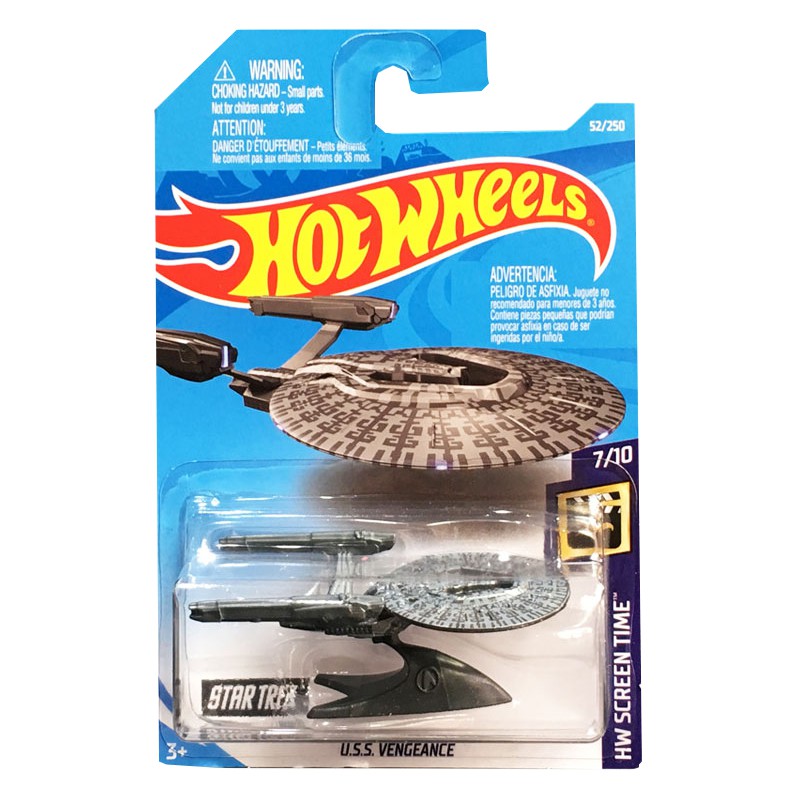 Mô Hình Xe Hơi Thể Thao Hot Wheels 3 Star Trek Enterprise Revenge Spacecraft Bằng Hợp Kim