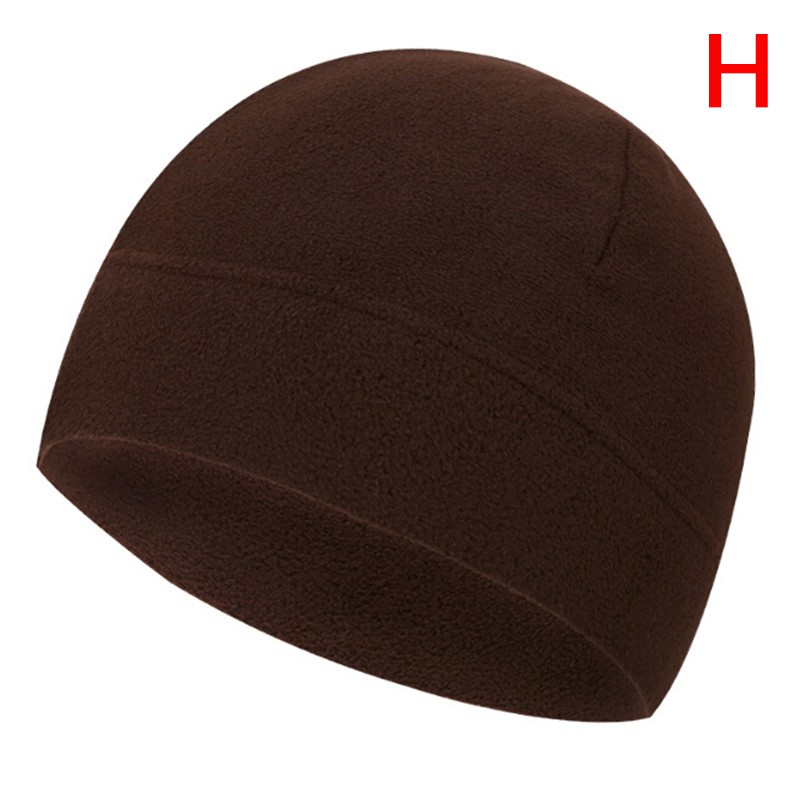 [funnyhouse]Men Women Winter Outdoor Thicken Faux Fleece Camping Cap Tactical Beanie Hat New thro