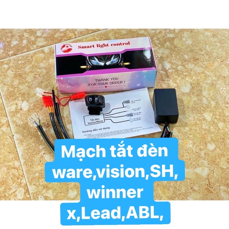 Mạch Tắt Đèn Ware,Vision,SH,Winner X,Lead,ABL