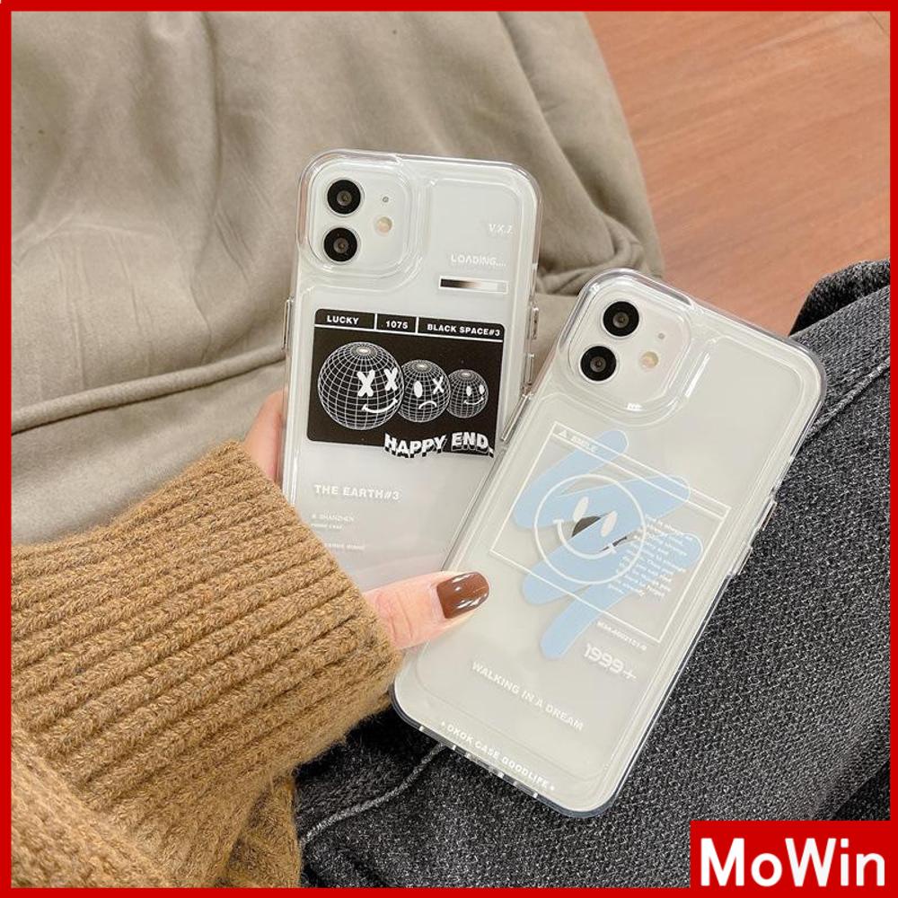 Ốp điện thoại TPU mềm dày dặn trong suốt chống sốc bảo vệ ống kính máy ảnh thích hợp cho iPhone 13promax 12promax 11 7+