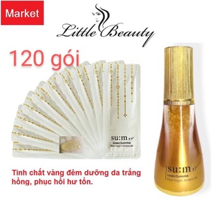 Combo 120 Gói tinh chất vàng đêm dưỡng trắng hồng phục hồi hư tổn Sum Losec Summa Elixir Night Ampoule 120ml
