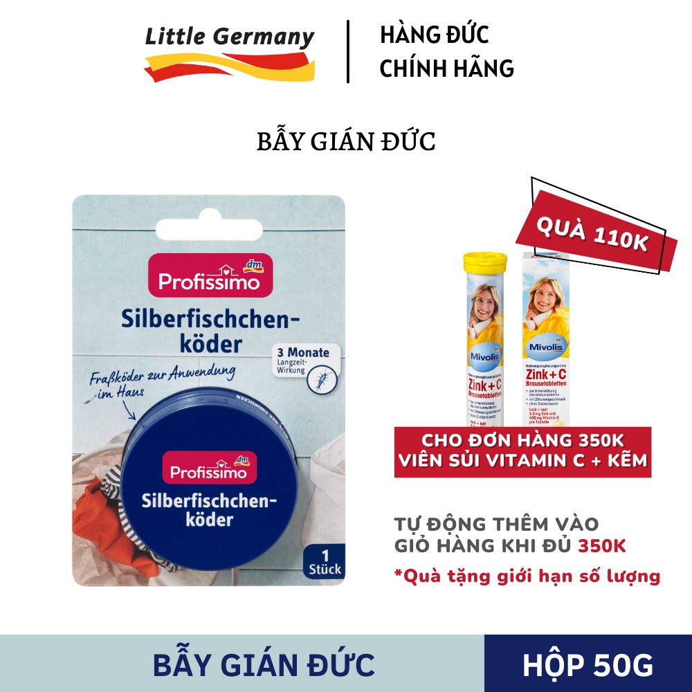 Bẫy gián Đức không mùi sử dụng trong vòng 3 tháng - Hộp 50g