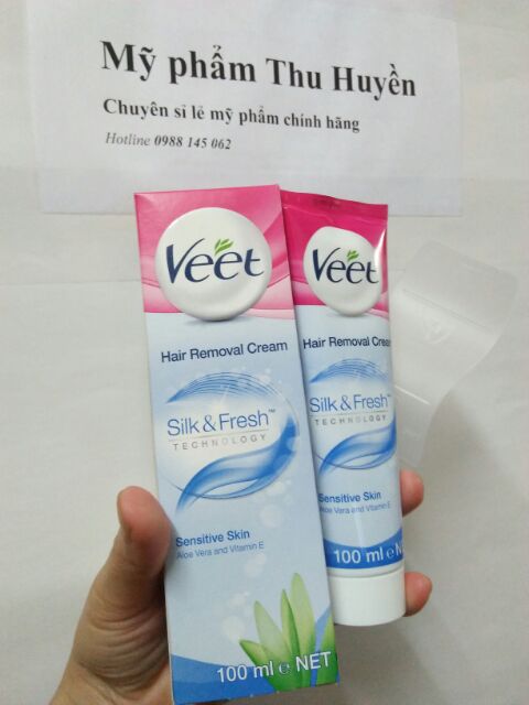 Kem tẩy lông Veet 100ml của Pháp.