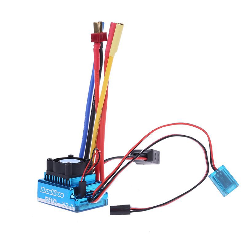 Động Cơ Không Chổi Than Chống Bụi 45a 60a 80a 120a Esc Cho Mô Hình Điều Khiển 1 / 8 1 / 10 1 / 12 Rc