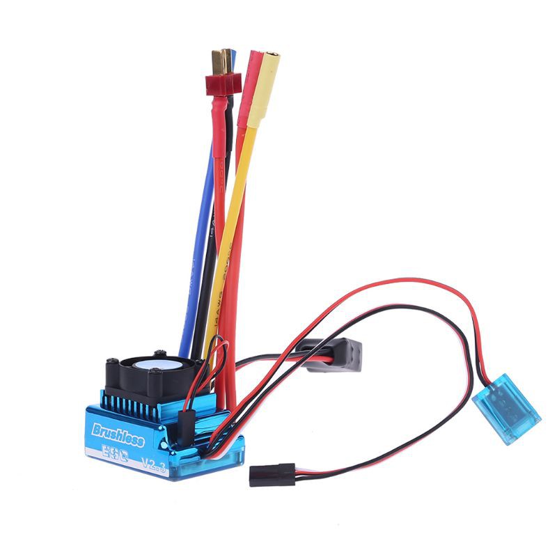 Động Cơ Không Chổi Than Chống Bụi 45a 60a 80a 120a Esc Cho Mô Hình Xe Điều Khiển Tỉ Lệ 1 / 8 1 / 10 1 / 12