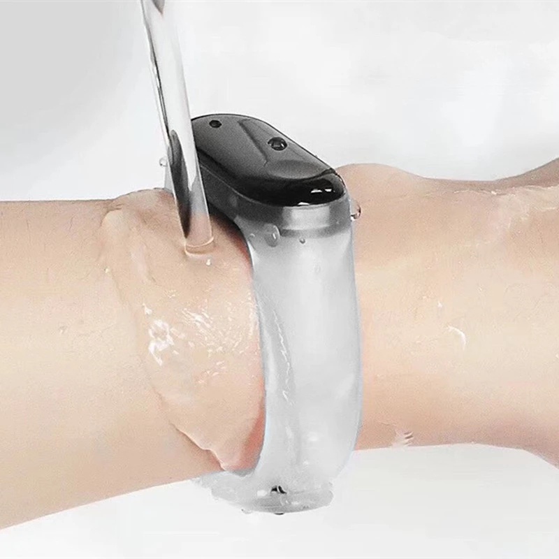 Color Clear Strap For Xiaomi Mi Band 3 4 5 6 Replaceable Bracelet