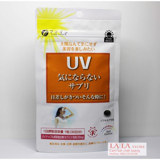 Viên Uống UV Care Plus hỗ trợ chống Nắng Fine Japan Nhật Bản túi 30 viên