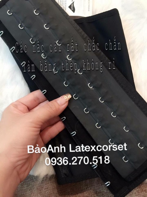 Áo Định Hình Eo Latex Ngắn 2019