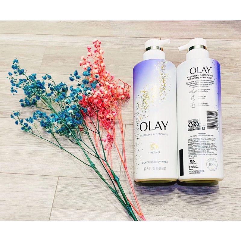 [BILL MỸ] Sữa tắm OLAY Retinol Nighttime Body Wash 530ml của Mỹ