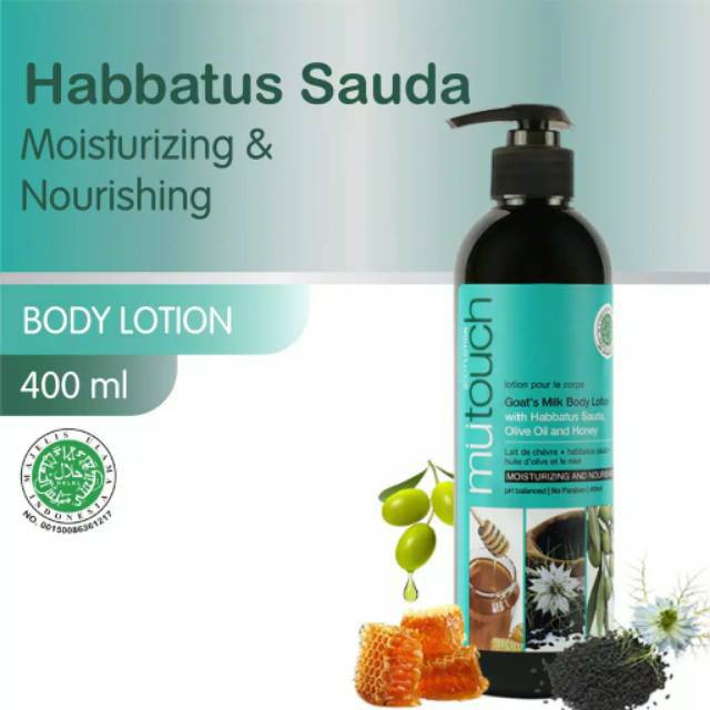 (Hàng Mới Về) Sữa Dưỡng Thể Mutouch Hand & Body Habbatus Sauda, Dầu Olive Và Mật Ong