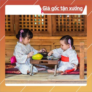 [THANH LÝ] Kimono Trẻ Em Trắng Tam Giác Nhí KI06