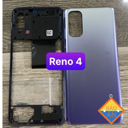 Nắp lưng + viền Reno 4 -oppo zin