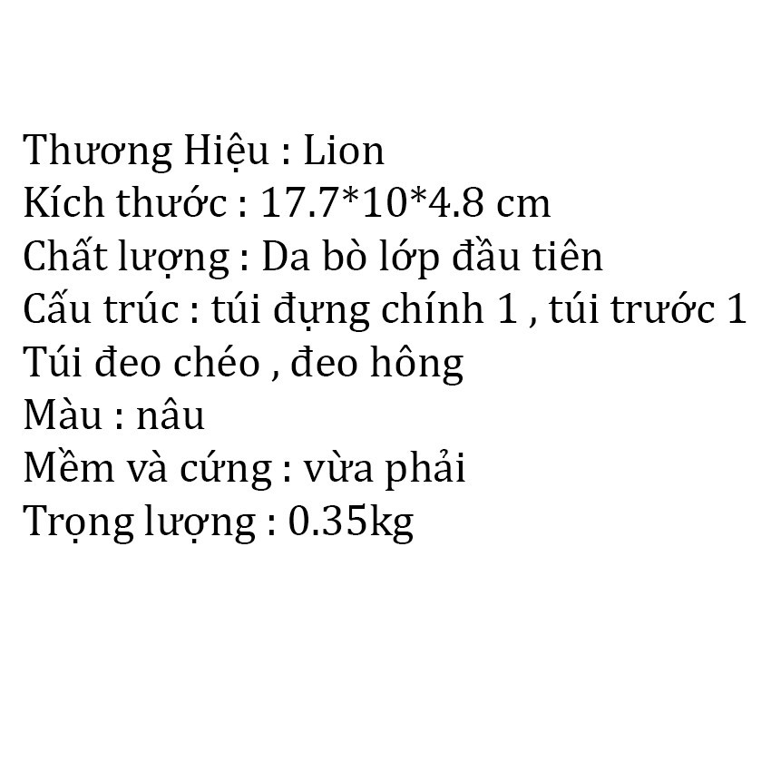 [FreeShip-Hàng Siêu Cấp] Túi đeo chéo nam Da Bò Thật 100% cao cấp sang trọng-Túi da nam