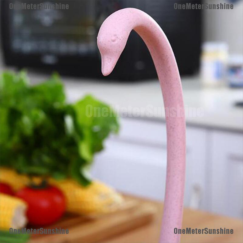 Muỗng Múc Canh Cán Dài Hình Thiên Nga Xinh Xắn