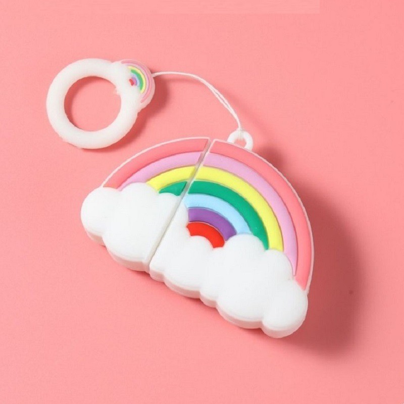 Airpods Case CUTE RAINBOW Case Tai Nghe Không Dây Airpods 1/2/i12 - MOBILE89