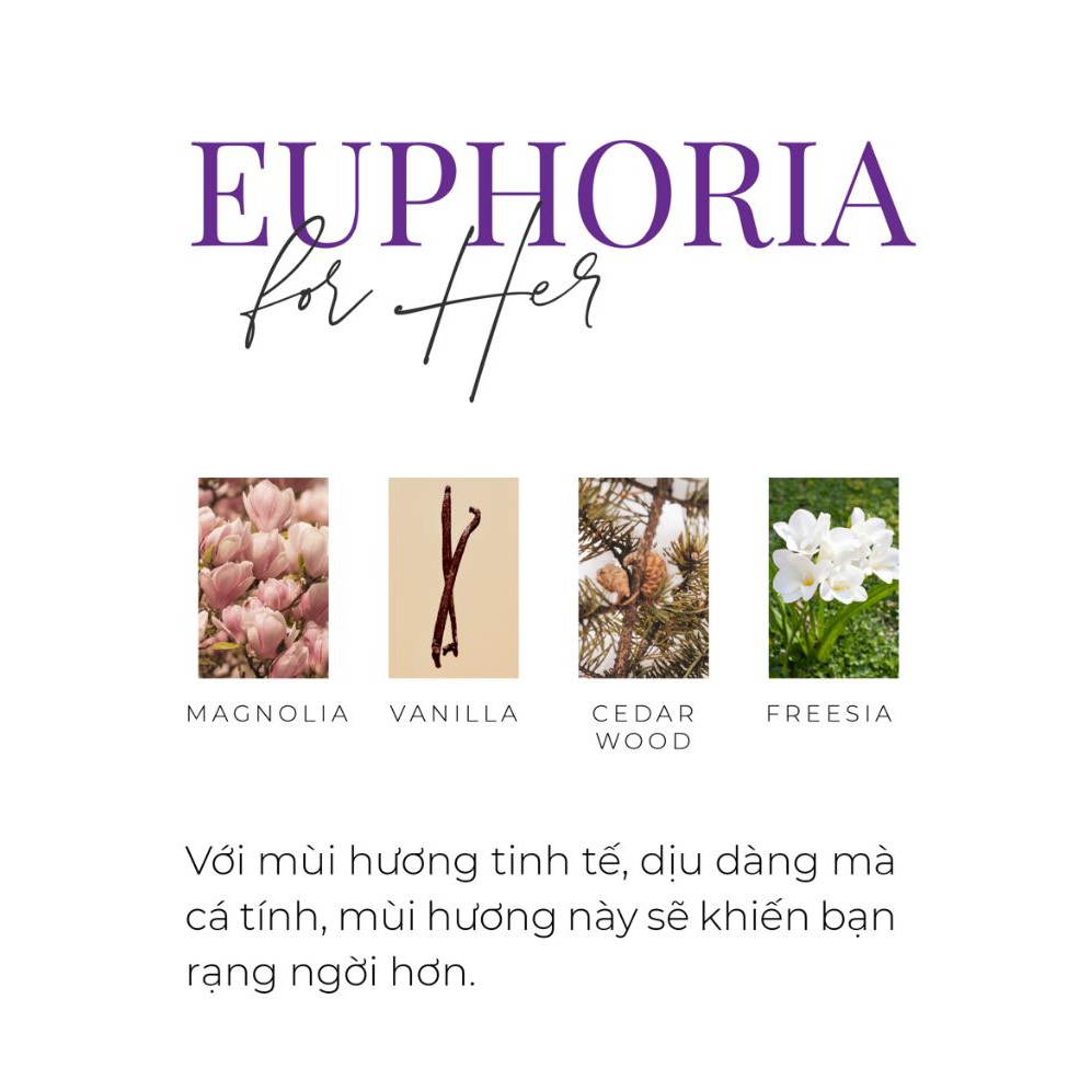 Bộ Sưu Tập Nước Hoa AINI - SERIES FOR HER 3 Mùi hương