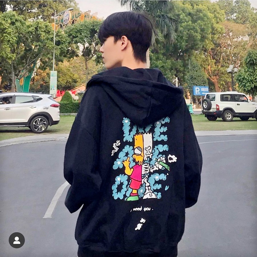 Áo khoác UNISEX form rộng chất liệu nỉ ngoại không xù lông WE ARE ONE form rộng đến 90kg C077