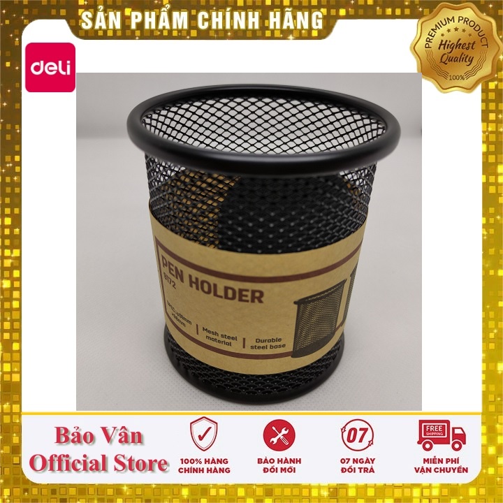 Cốc cắm bút deli E9172