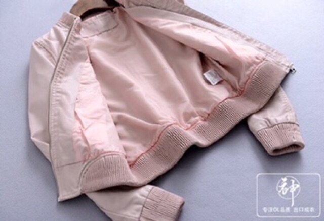 Áo khoác boomber da